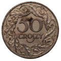 Generalna Gubernia 50 groszy 1938 Fe+Ni - moneta obiegowa