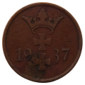 1 fenig WMG 1937 - moneta historyczna 