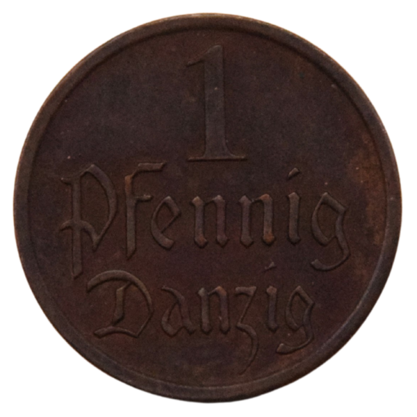 1 fenig WMG 1937 - moneta historyczna