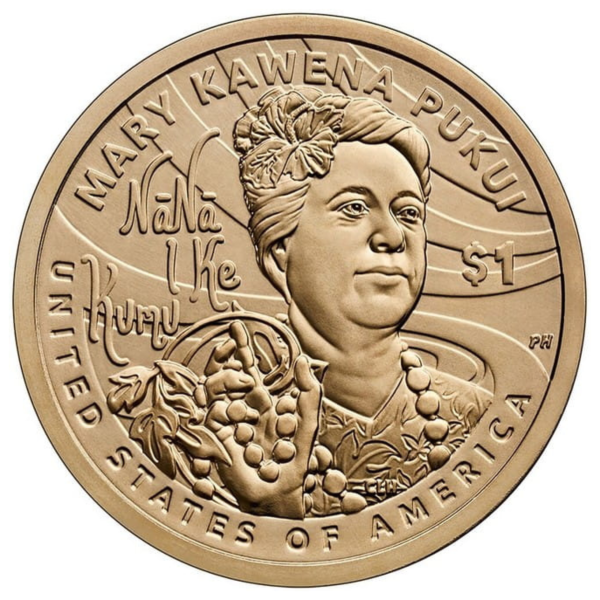 USA 1 dolar 2025 - Rdzenni Amerykanie - Mary Kawena Puku P