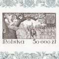 1993 Fi. blok 152 A ** Legenda o Orle Białym blok cięty