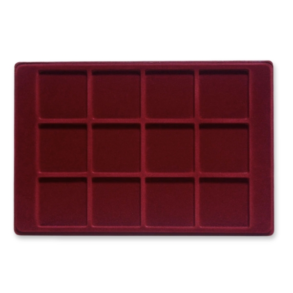 Paleta z zasuwką na 12 monet 63x63 mm kaseta na monety srebrne i kolekcjonerskie