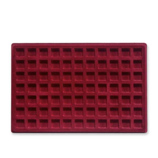 Paleta z zasuwką na 77 monety 21x21 mm kaseta na monety srebrne i kolekcjonerskie