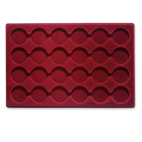 Paleta z zasuwką na 24 monet 41 mm kaseta na monety srebrne i inwestycyjne