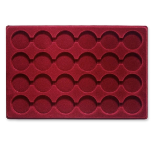 Paleta z zasuwką na 24 monet 46 mm kaseta na monety srebrne i bulionowe