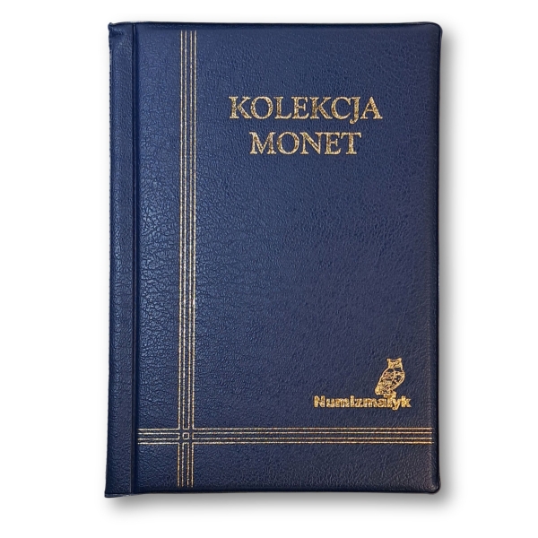 Klaser kieszonkowy na 96 monet niebieski na 2 złote NG