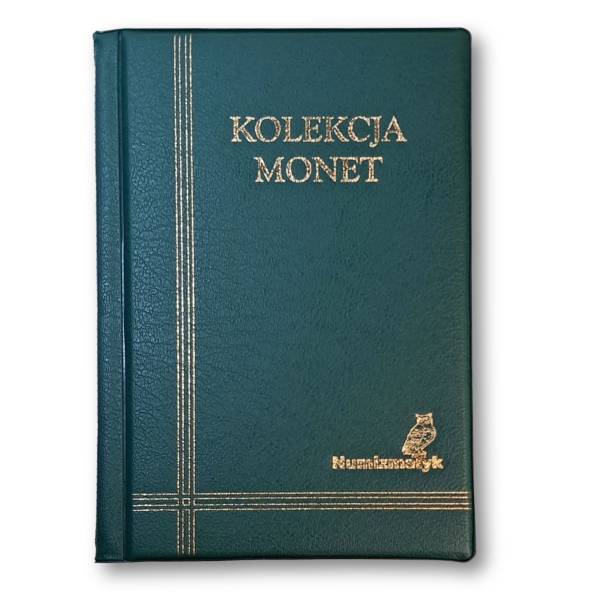 Klaser kieszonkowy na 96 monet zielony 2 złote NG