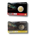 2 Euro 2025 Belgia coincard Tor wyścigowy SPA Moneta kolekcjonerska