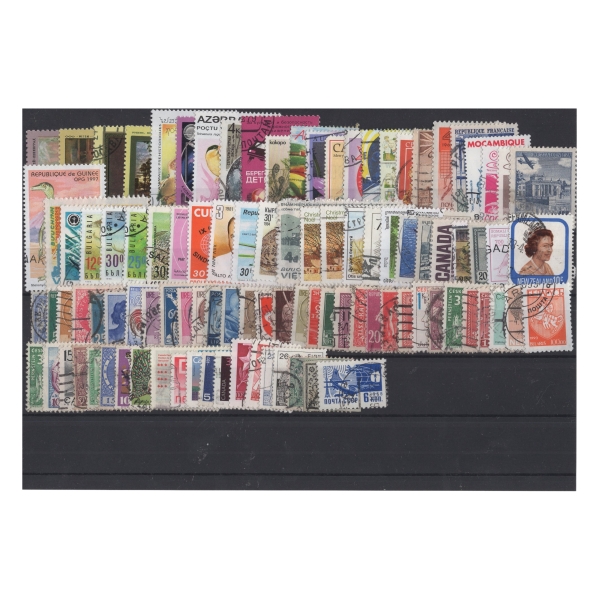 Pakiet Świat 100 znaczków kasowane [55]