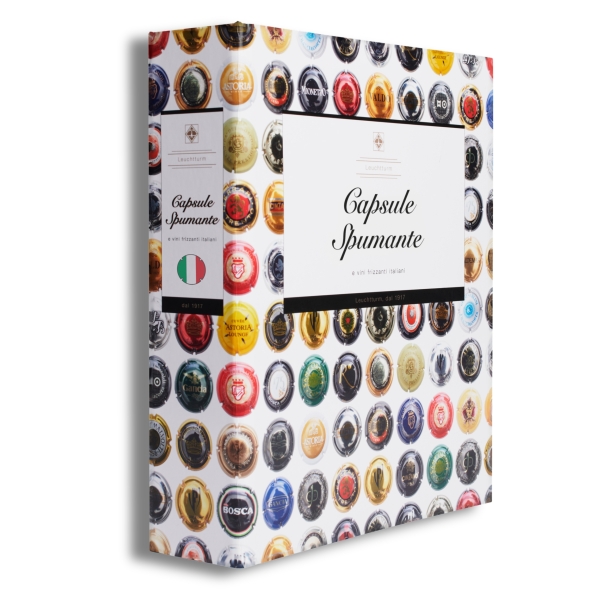 Album na kapsle od szampana Grande Compart + 5 kart (210 kapsli) - LEUCHTTURM - dla kolekcjonera 