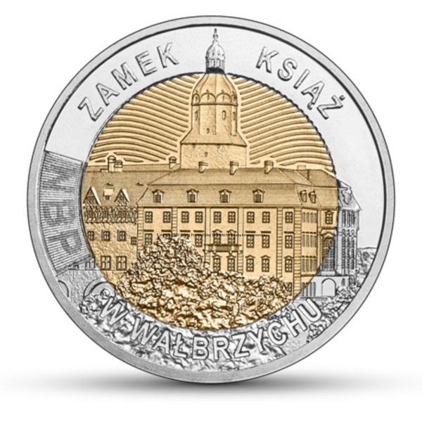 5 złotych 2021 Odkryj Polskę Zamek Książ w Wałbrzychu moneta okolicznościowa 
