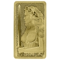 Złota sztabka 1/100 Oz Au 999.9 Germania PROOF - idealna na prezent dla Chrześnicy