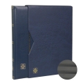 Klaser na znaczki Premium z etui 32 strony niebieski Leuchtturm