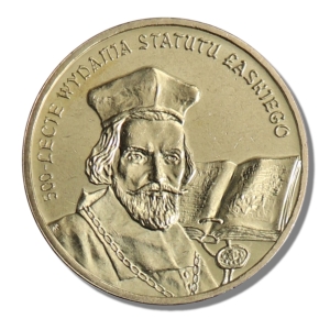 2 złote 2006 NG 500-lecie wydania statutu Łaskiego moneta kolekcjonerska