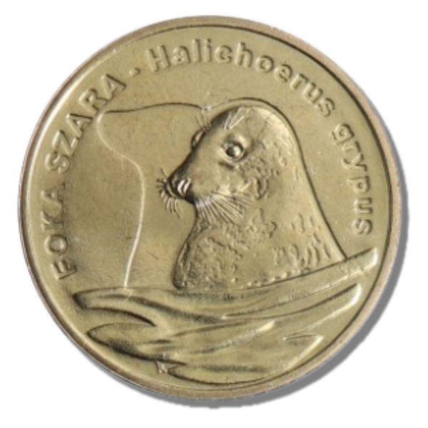 2 złote 2007 NG Foka Szara moneta kolekcjonerska 