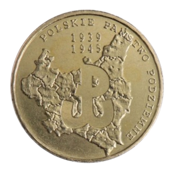 2 złote 2009 NG Polskie Państwo Podziemne moneta kolekcjonerska
