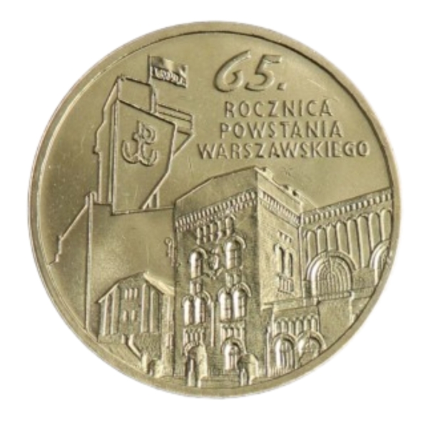 2 złote 2009 NG 65. Rocznica Powst. Warszawskiego moneta kolekcjonerska