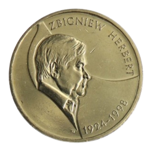 2 złote 2008 NG Zbigniew Herbert moneta kolekcjonerska