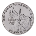 10 złotych 2002 Jan Paweł II srebrna moneta kolekcjonerska 