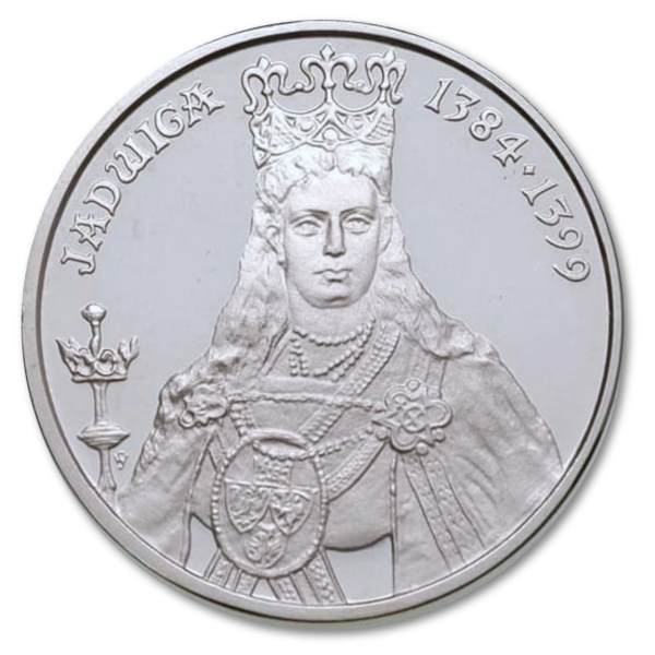 500 złotych 1988 Królowa Jadwiga - srebrna moneta kolekcjonerska 