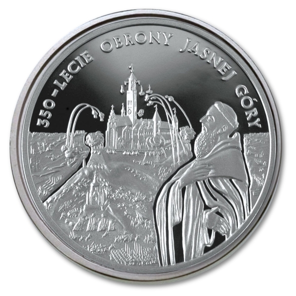 20 złotych 2005 350-lecie obrony Jasnej Góry srebrna moneta kolekcjonerska 