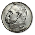 10 złotych 1935 Józef Piłsudski moneta Srebro 750 II RP