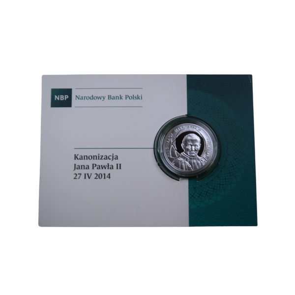 10 zł 2014 Kanonizacja Jana Pawła II w blistrze