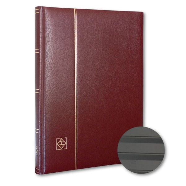 Klaser na znaczki Premium 32 bordo - Leuchtturm
