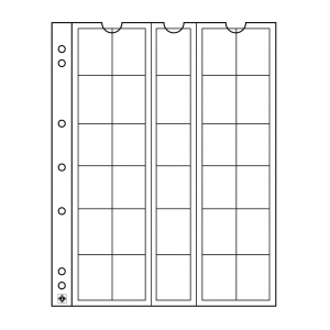 Numis - karty na monety 25 mm - 5 szt Leuchtturm