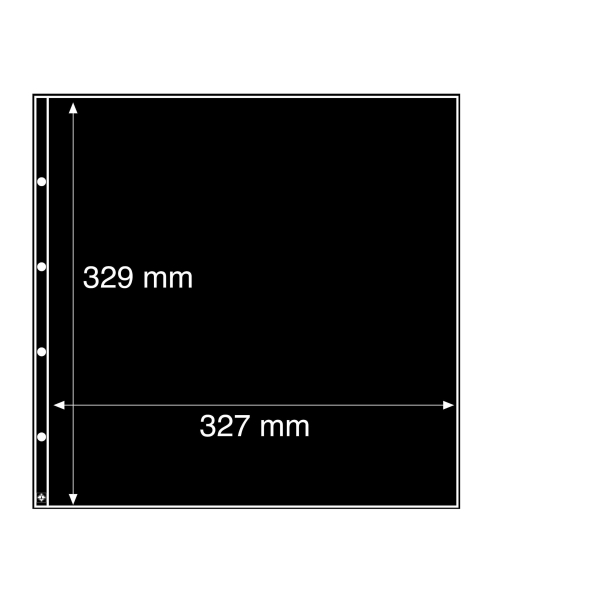 Maximum 1AS - karty na arkusze czarne - LEUCHTTURM