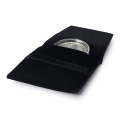 Kieszonka na monetę do 50 mm czarna pokrowiec etui