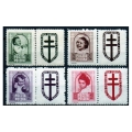 1948 Fi. 485 - 488 Pw 8** Walka z gruźlicą - seria znaczków z przywieszką