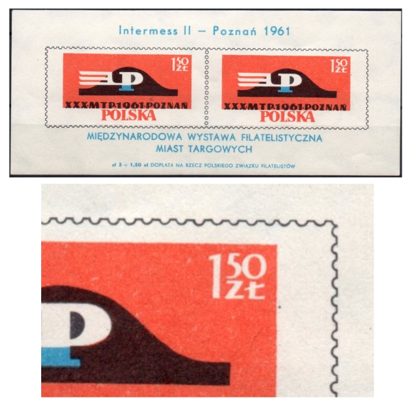 1961 Fi. blok 29 II ** Wystawa Intermess II