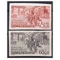 1952 Fi. 641-642 A ** 35 r. Rewolucji Październikowej - seria znaczków