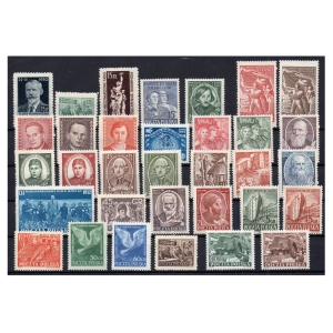 1950-1952 Fi. 512-649 ** Zbiór znaczków pocztowych