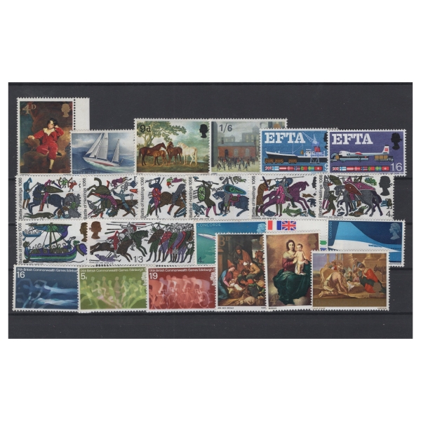 Pakiet Wielka Brytania 23 znaczki kasowane na czarnej karcie transportowej [200]