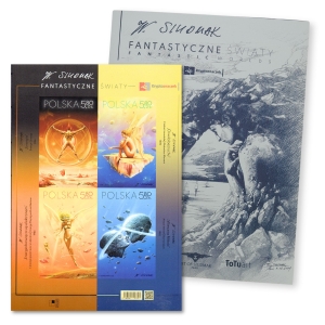 2025 Fi. 5484-5487 A ** Fantastyczne Światy blok cięty w folderze