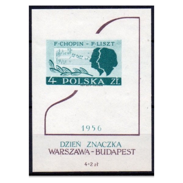 1956 Fi. blok 18 ** Dzień Znaczka 