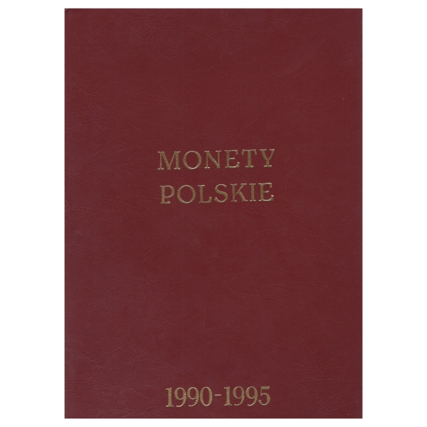 Klaser na monety obiegowe - Polska 1990-1995 - Używany