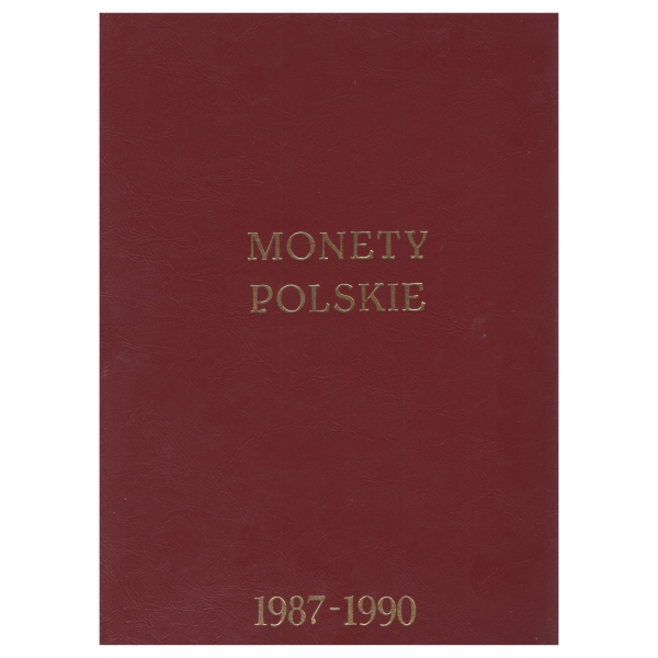 Klaser na monety obiegowe - Polska 1987-1990 - Używany