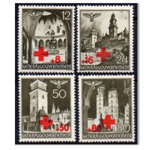 1940 Fi. GG 52 - 55 ** Dopłata na NCK - seria znaczków