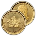 Złota moneta Liść Klonowy 1/20 oz 2026 | mała złota moneta inwestycyjna