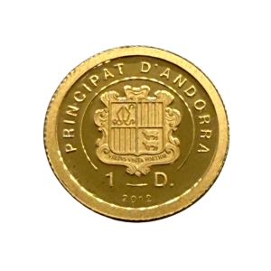 1 diner Ojciec Pio złota moneta kolekcjonerska najwyższej próby 999