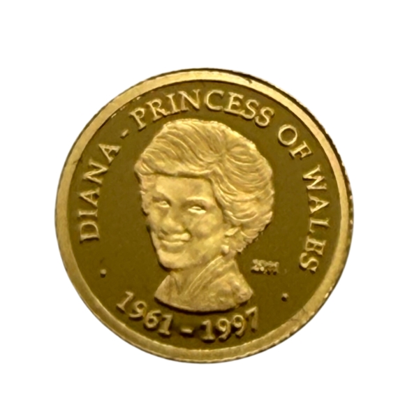 1500 franków księżna Diana złota moneta kolekcjonerska najwyższej próby 999