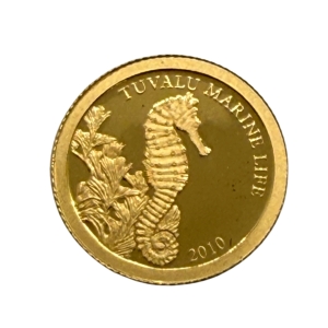 1 Dolar Konik Morski złota moneta kolekcjonerska najwyższej próby 999