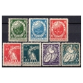1921 Fi. 128 - 134 ** Uchwalenie Konstytucji - seria znaczków