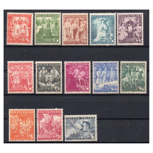 1938 Fi. 310 - 322 ** Seria historyczna seria znaczków pocztowych