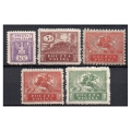 1920 Fi. 97 - 101 ** Wydanie po unifikacji - seria znaczków