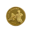 100 franków XXXI lenie io Rio złota moneta kolekcjonerska najwyższej próby 999
