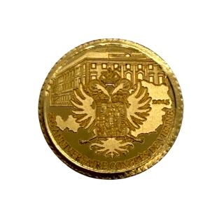 100 franków kongres wiedeński złota moneta kolekcjonerska najwyższej próby 999
